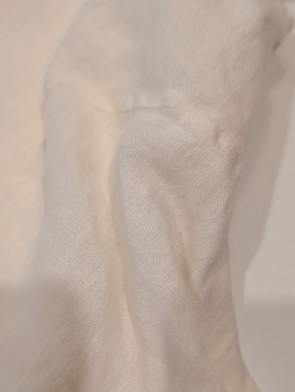 J. Jill Size XL White Ivory V-Neck Tank Linen Top - Picture 2 of 9